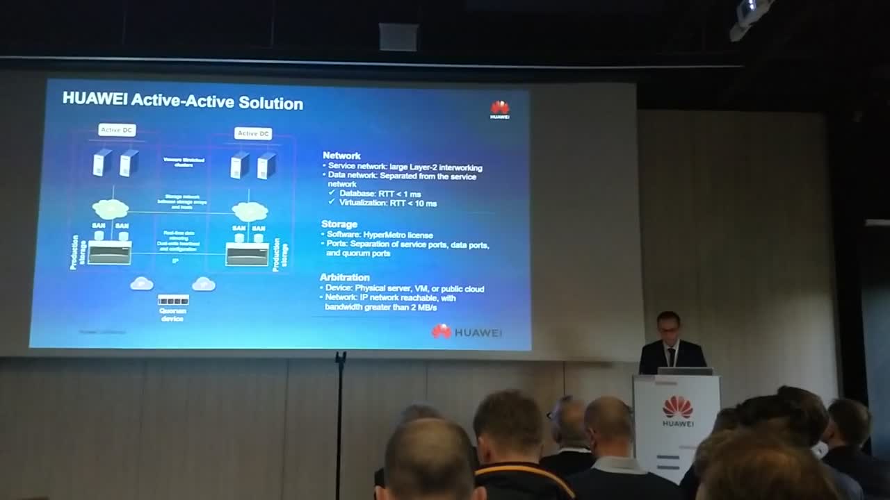 Huawei eco-connect Europe 2019 - Intervention Dominique Reuillon