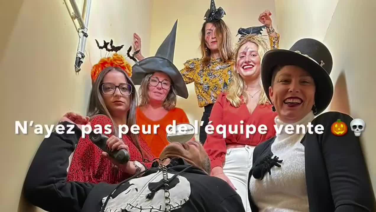 L'équipe d'Orléans fête Halloween !